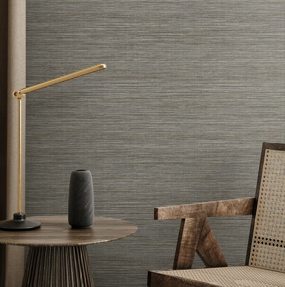 Seabrook Designs  Sisa Faux Grasscloth Contemporary Browns , Taupes   - EN40200