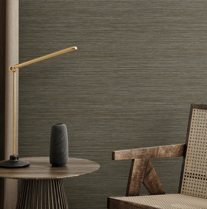 Seabrook Designs  Sisa Faux Grasscloth Contemporary Browns , Taupes   - EN40206