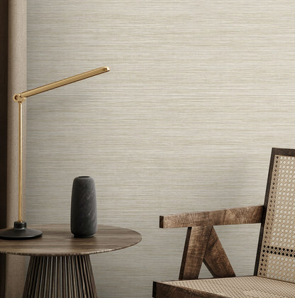 Seabrook Designs  Sisa Faux Grasscloth Contemporary Cool Neutrals   - EN40215