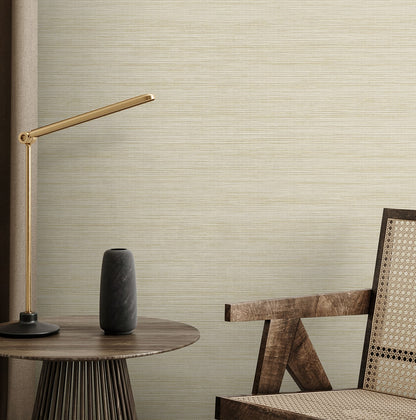 Seabrook Designs  Sisa Faux Grasscloth Contemporary Warm Neutrals , Beiges   - EN40217