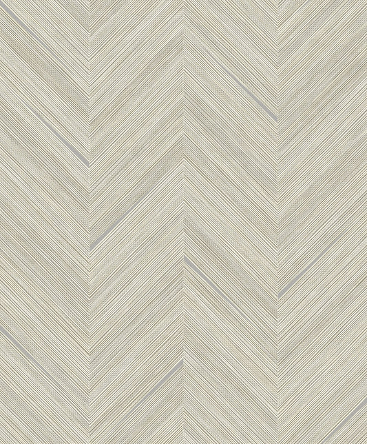 Seabrook Designs  Strand Chevron Contemporary Warm Neutrals , Beiges   - EN40305