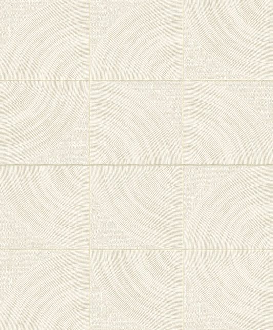 Seabrook Designs  Coir Geometric Contemporary Warm Neutrals , Beiges   - EN40603