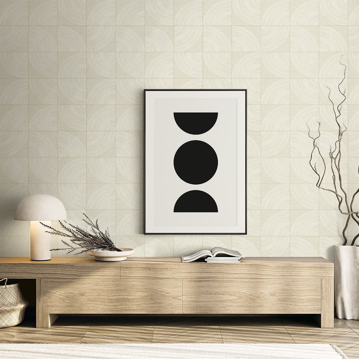 Seabrook Designs  Coir Geometric Contemporary Cool Neutrals   - EN40605
