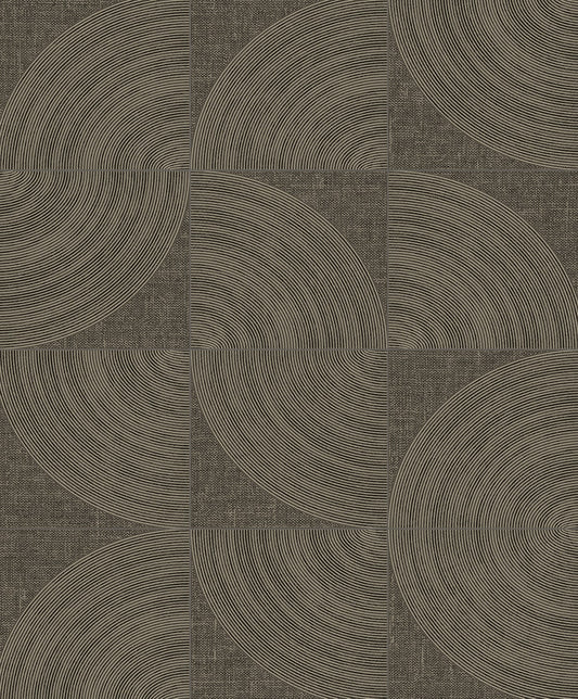Seabrook Designs  Coir Geometric Contemporary Browns , Taupes   - EN40606