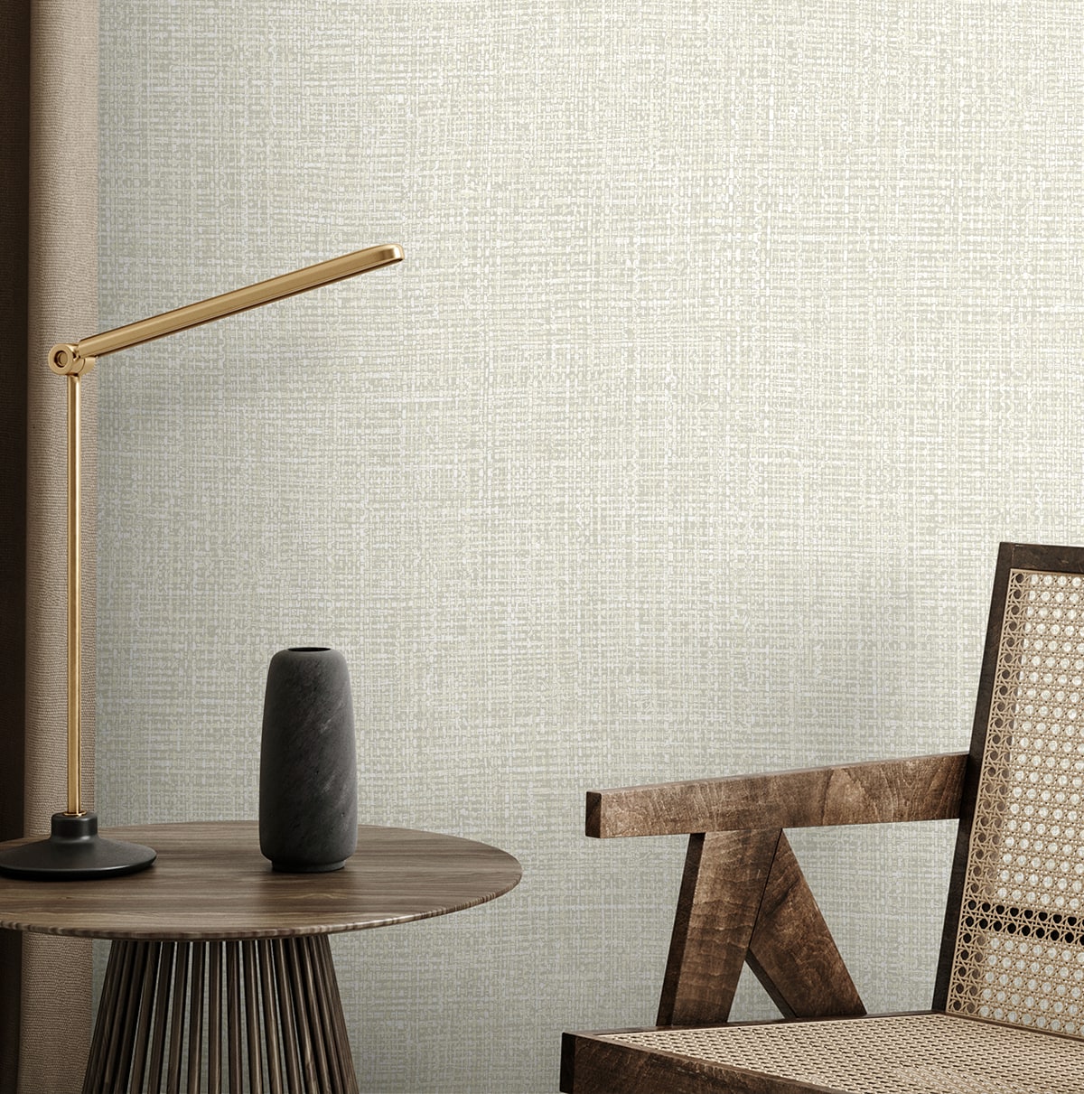 Seabrook Designs  Rattan Faux Weave Contemporary Cool Neutrals   - EN40808