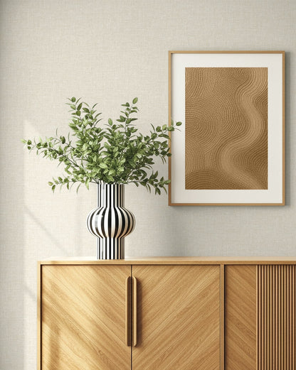 Seabrook Designs  Loom Faux Linen Contemporary Warm Neutrals , Beiges   - EN40905