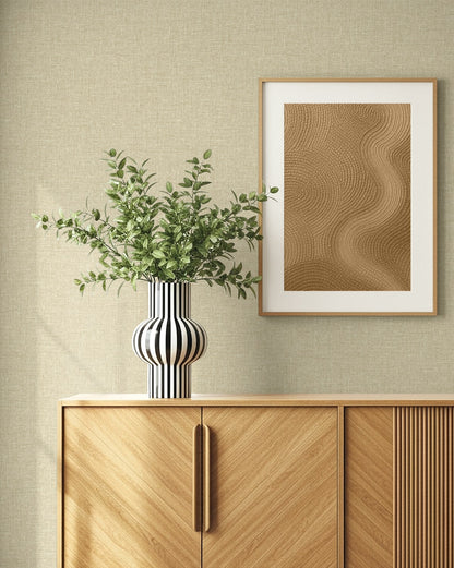 Seabrook Designs  Loom Faux Linen Contemporary Warm Neutrals , Beiges   - EN40906