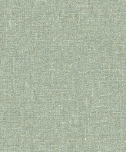 Seabrook Designs  Loom Faux Linen Contemporary Greens   - EN40917