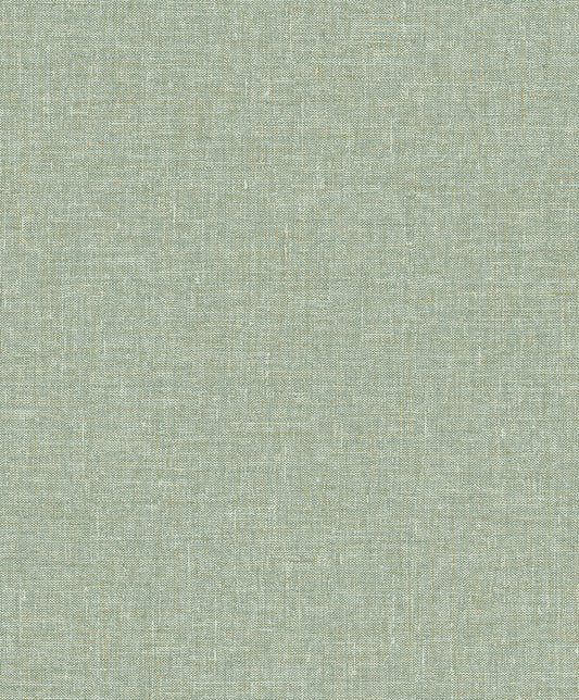 Seabrook Designs  Loom Faux Linen Contemporary Greens   - EN40917