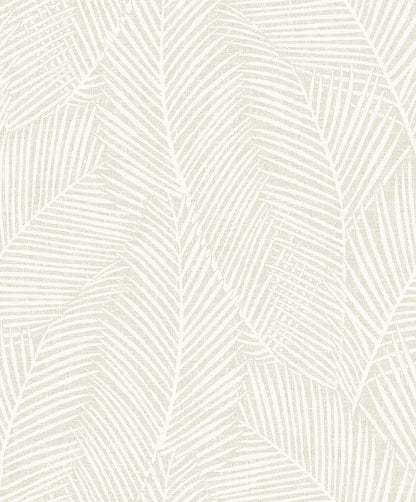 Seabrook Designs  Pampas Palm Botanical Contemporary Cool Neutrals   - EN41000