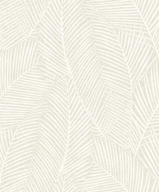Seabrook Designs  Pampas Palm Botanical Contemporary Cool Neutrals   - EN41000