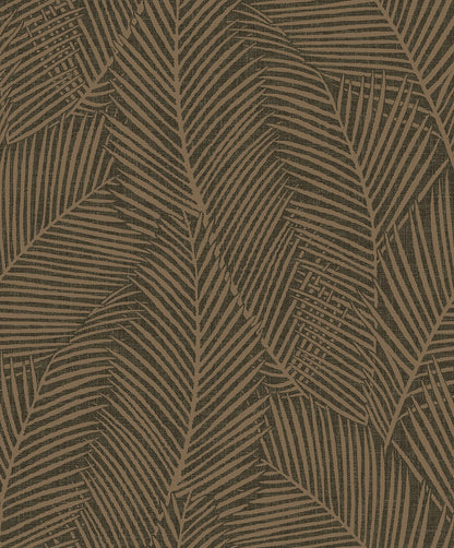 Seabrook Designs  Pampas Palm Botanical Contemporary Browns , Taupes   - EN41006