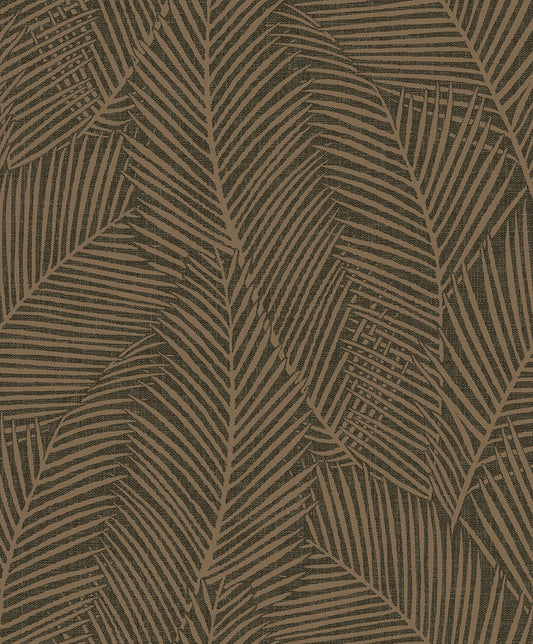 Seabrook Designs  Pampas Palm Botanical Contemporary Browns , Taupes   - EN41006