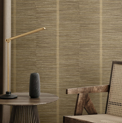 Seabrook Designs  Raffine Striped Contemporary Warm Neutrals , Beiges   - EN41106