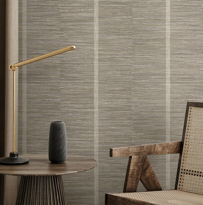 Seabrook Designs  Raffine Striped Contemporary Grays   - EN41108