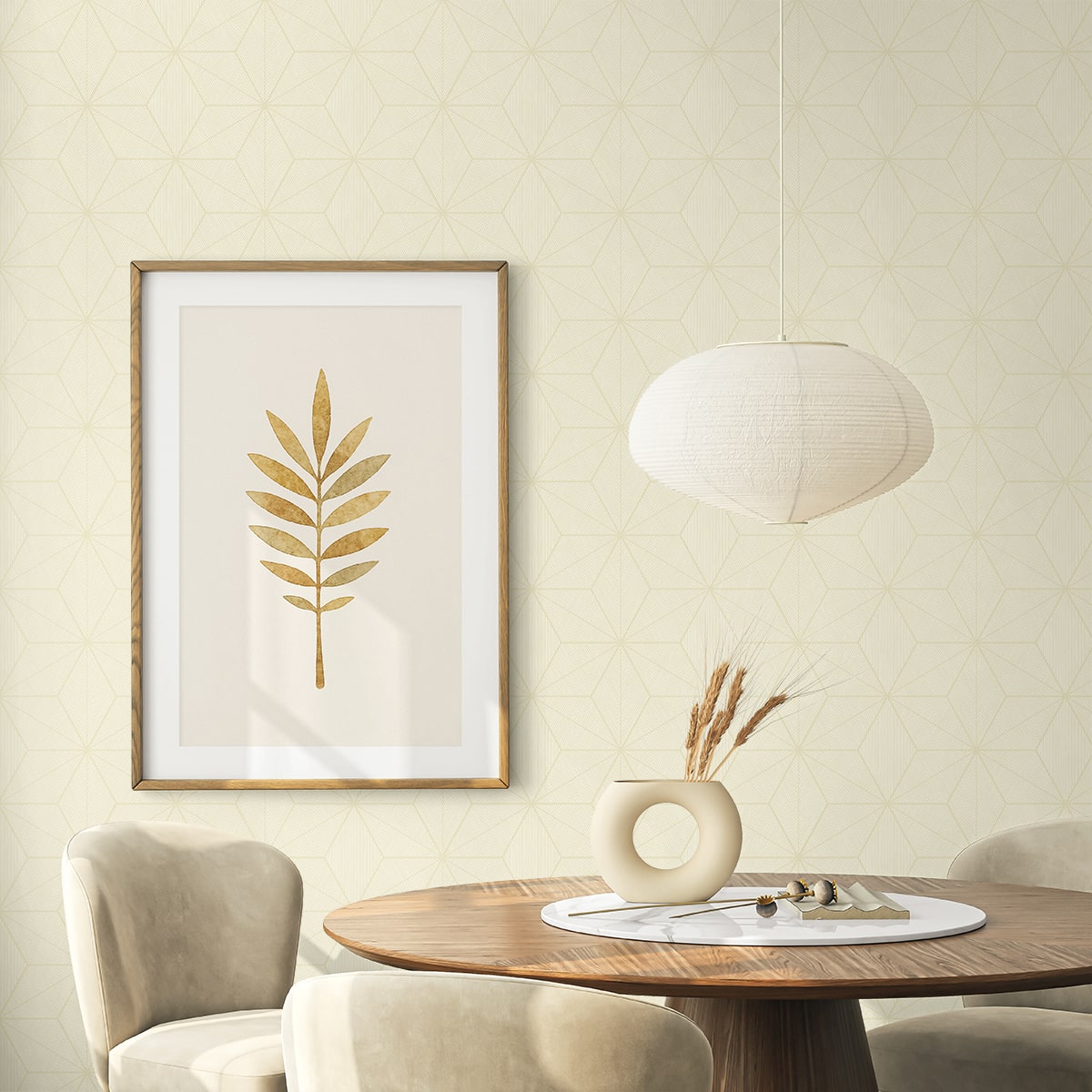 Seabrook Designs  Tessela Geometric Contemporary Warm Neutrals , Beiges   - EN41200