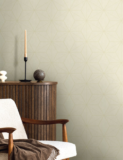 Seabrook Designs  Tessela Geometric Contemporary Warm Neutrals , Beiges   - EN41200