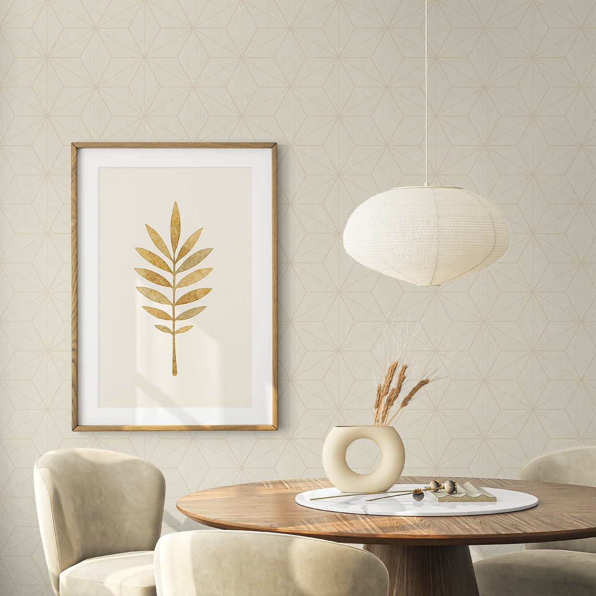 Seabrook Designs  Tessela Geometric Contemporary Warm Neutrals , Beiges   - EN41207
