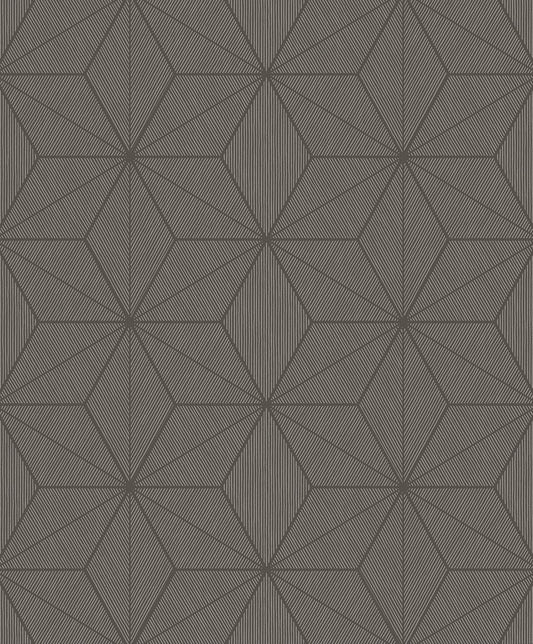 Seabrook Designs  Tessela Geometric Contemporary Browns , Taupes   - EN41208