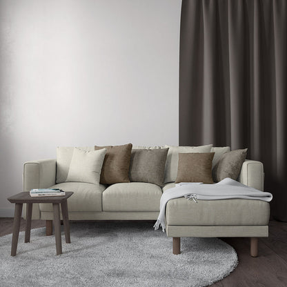 Beige solid fabric swatch