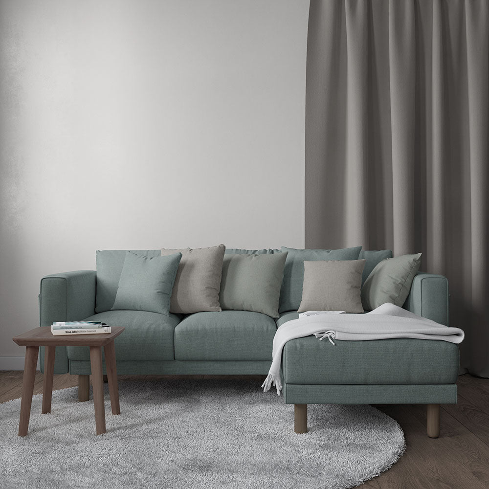 Robin's Egg solid textured fabric swatch in teal-green, showing a woven texture.