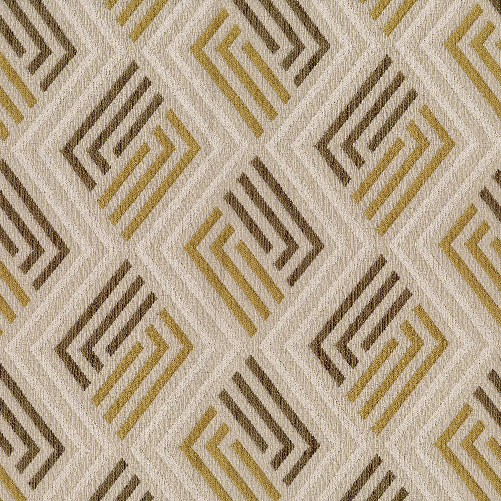 NICHOLASJOHN INC NJ-MATRIX Sulphur Geometric   Fabric - NJ25-1197