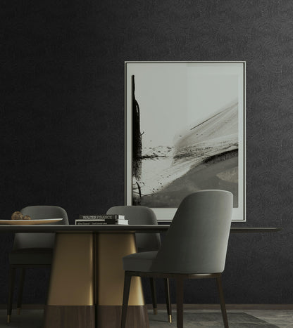 Etten Studios  Swirl Geometric Prepasted Geometric Contemporary Black   - EP10700