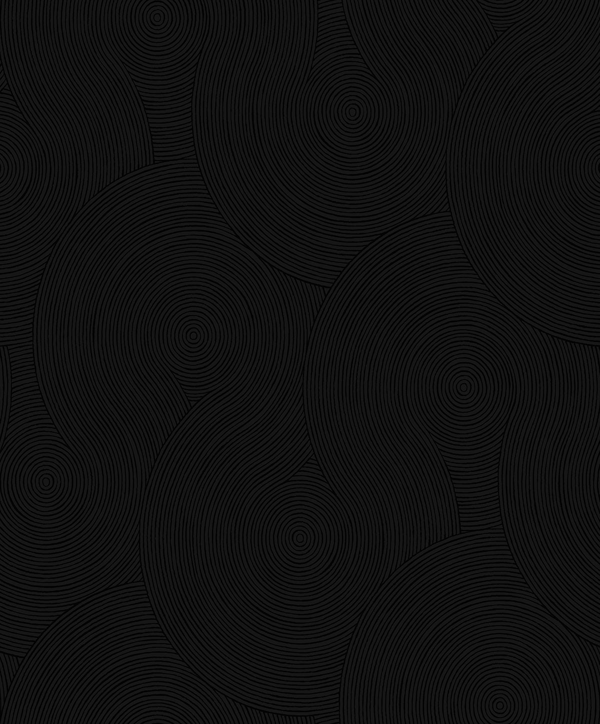 Etten Studios  Swirl Geometric Prepasted Geometric Contemporary Black   - EP10700