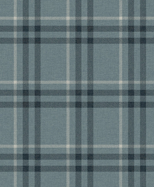 Etten Studios  Calverlay Plaid Prepasted Plaid Traditional Blue   - EP10802