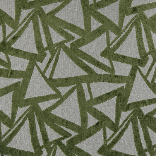 NICHOLASJOHN INC NJ-QUADRATIC Olive Geometric   Fabric - NJ25-1199