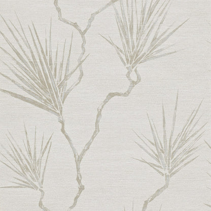 HARLEQUIN Peninsula Palm Wallpaper Contemporary, Floral Parchment  Gravure Wide Width Vinyl - EREE110821
