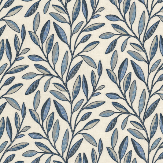 STOUT TEXTILES  MULTIPURPOSE,EMBROIDERIES TRADITIONAL, LEAF BLUEBERRY   - ESME-2