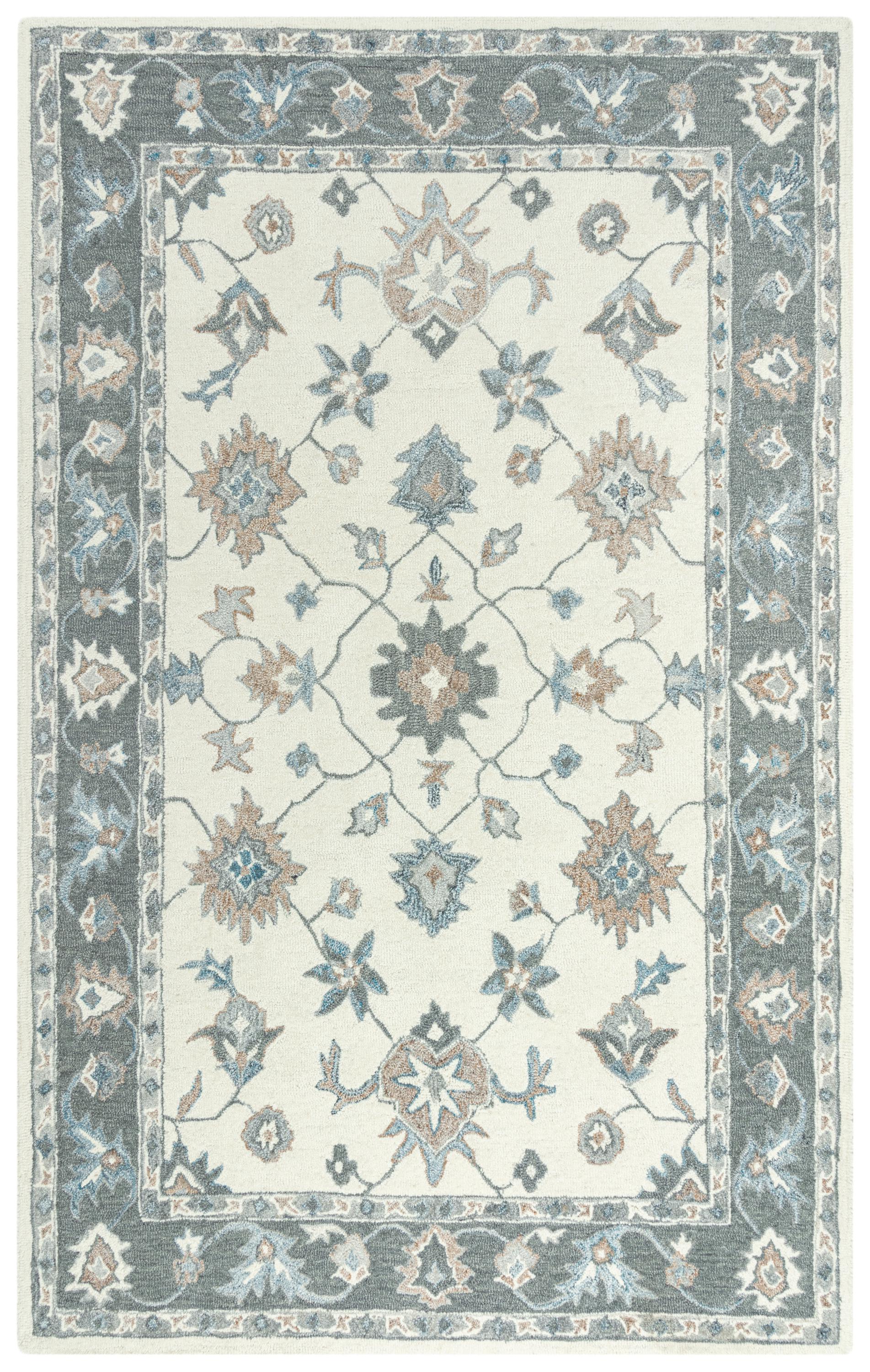 Traditional rug, 5' x 8'.
