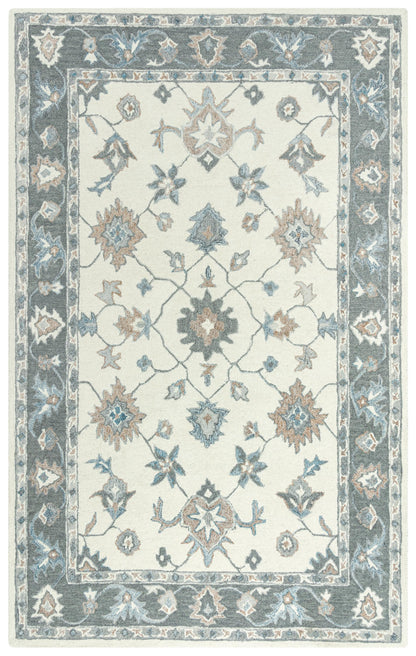 Traditional rug, 5' x 8'.