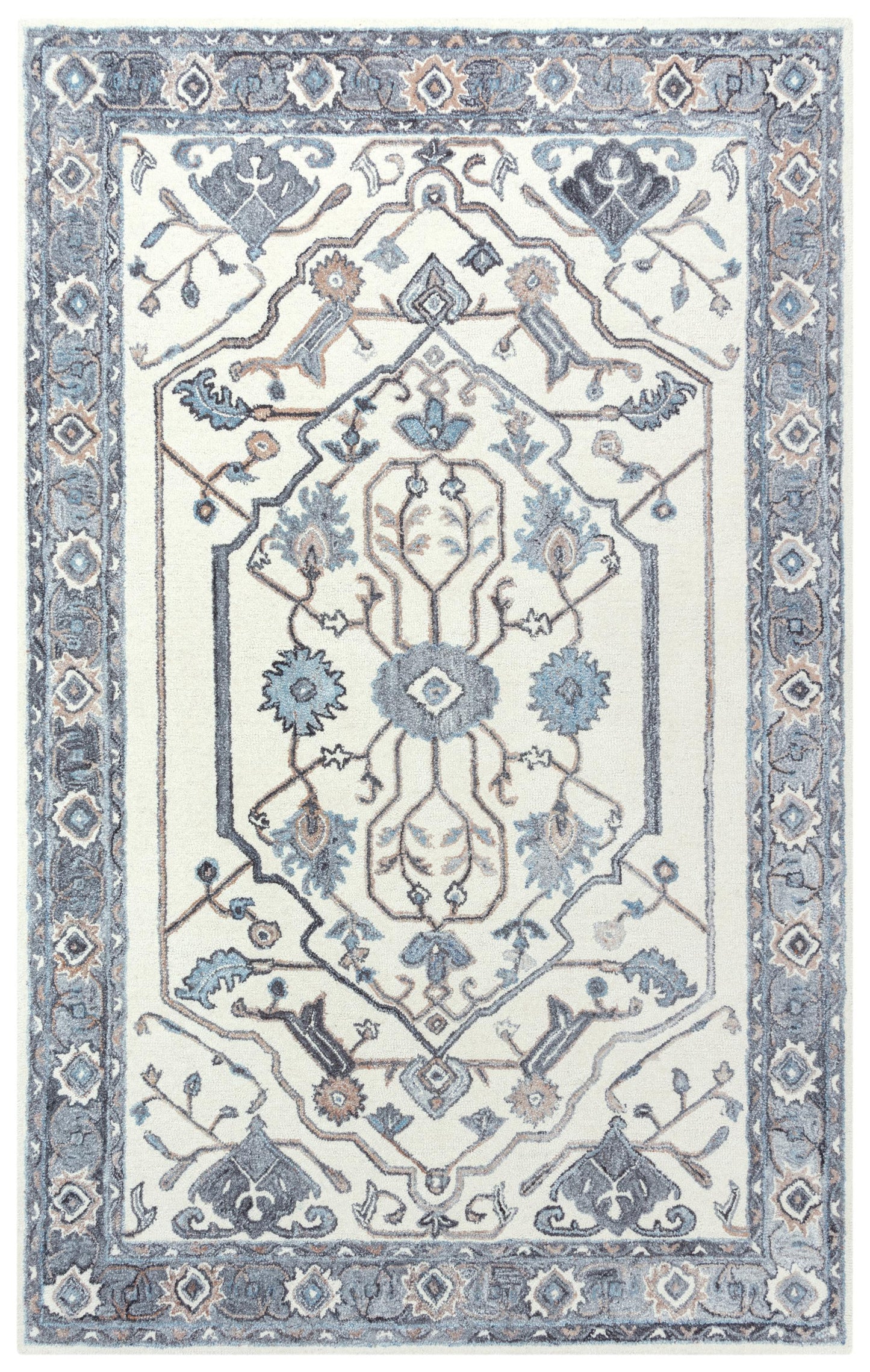 Traditional 8' x 10' rug.