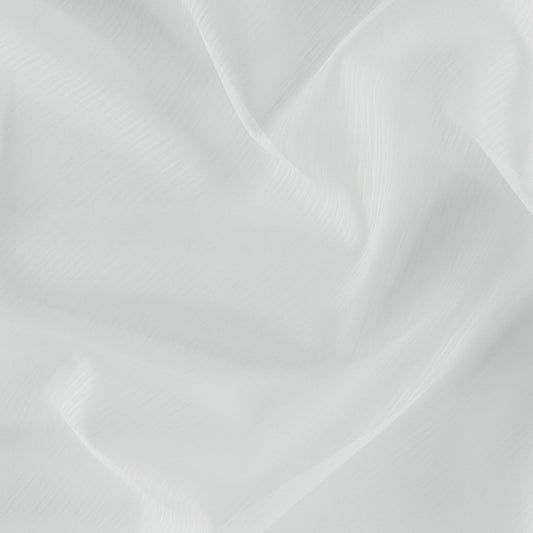 JF Fabrics ESSENCE 11 Fabric Plain, Stripe, Strie Cream  Wide Width, Sheer - 8932811 J9001