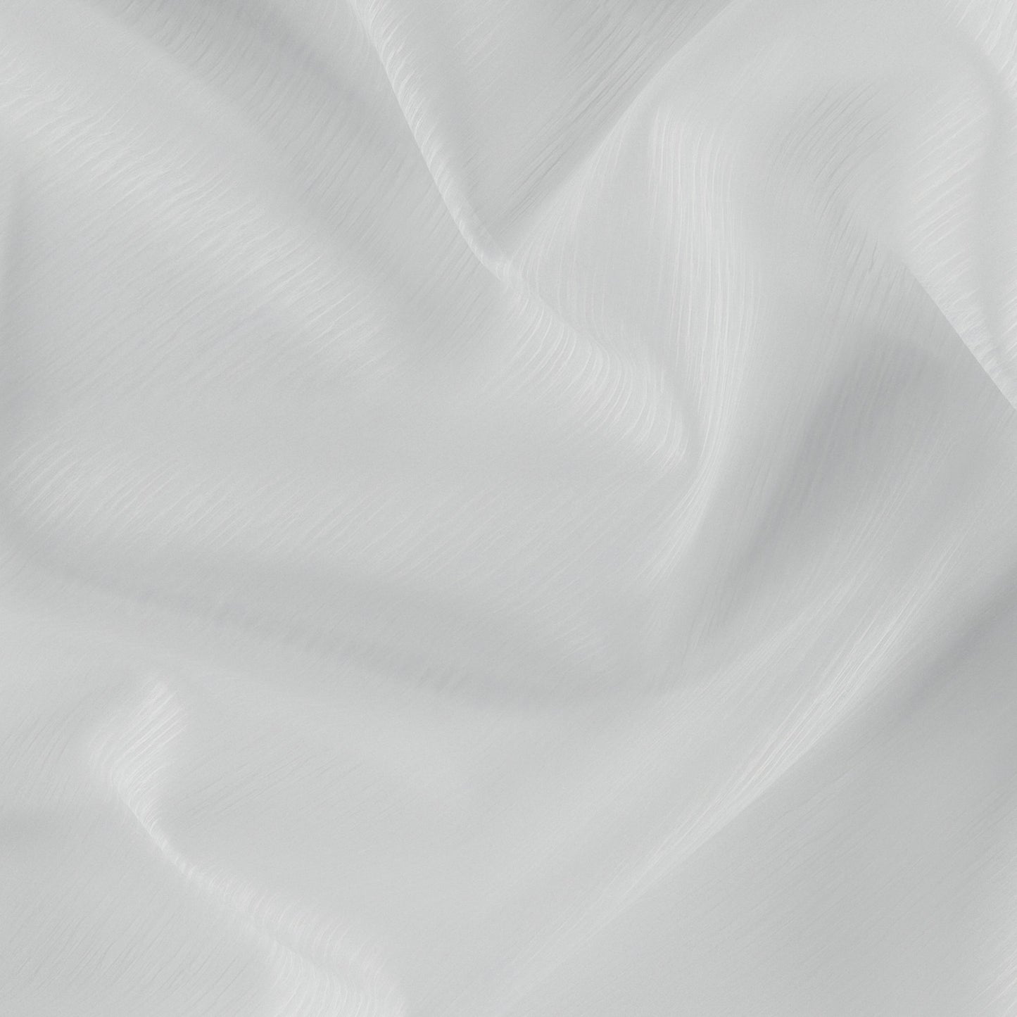 Mouse grey sheer fabric with soft drape and subtle sheen, ideal for dresses, veils, or elegant drapery.