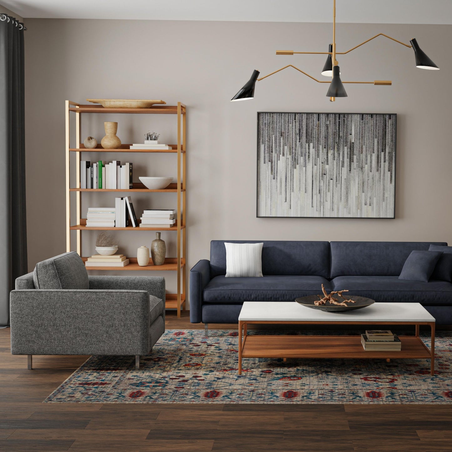Estate Traditional rug, 10' x 13'.