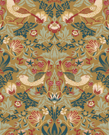 Etten Studios Legacy Prints Fragaria Garden Animal Print Vintage Gold Matte  - ET11205