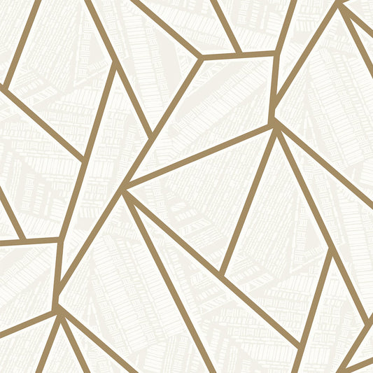 Etten Studios Etten Studios Online Metro Vector Geometric Contemporary Gold Metallic Sidewall - ET11706