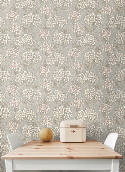 Etten Studios Legacy Prints Floral Vine Floral Vintage Grey Matte  - ET12016