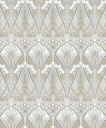 Etten Studios Legacy Prints Dragonfly Damask Damask Vintage Beige Matte  - ET12424