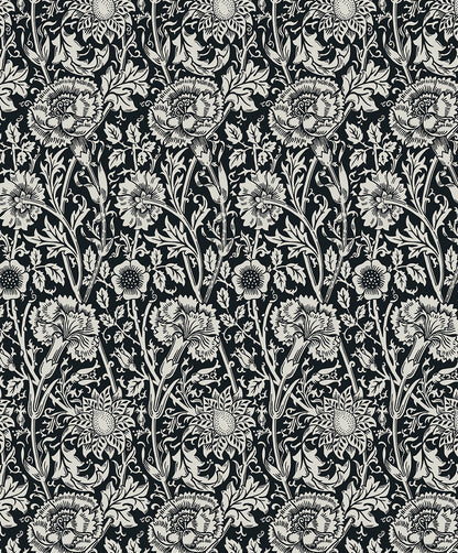 Etten Studios Legacy Prints Tonal Floral Trail Floral Vintage Black Matte  - ET12500