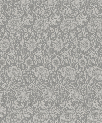 Etten Studios Legacy Prints Tonal Floral Trail Floral Vintage Grey Matte  - ET12507