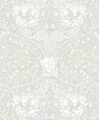 Etten Studios Legacy Prints Ogee Flora Floral Vintage Beige Matte  - ET12605