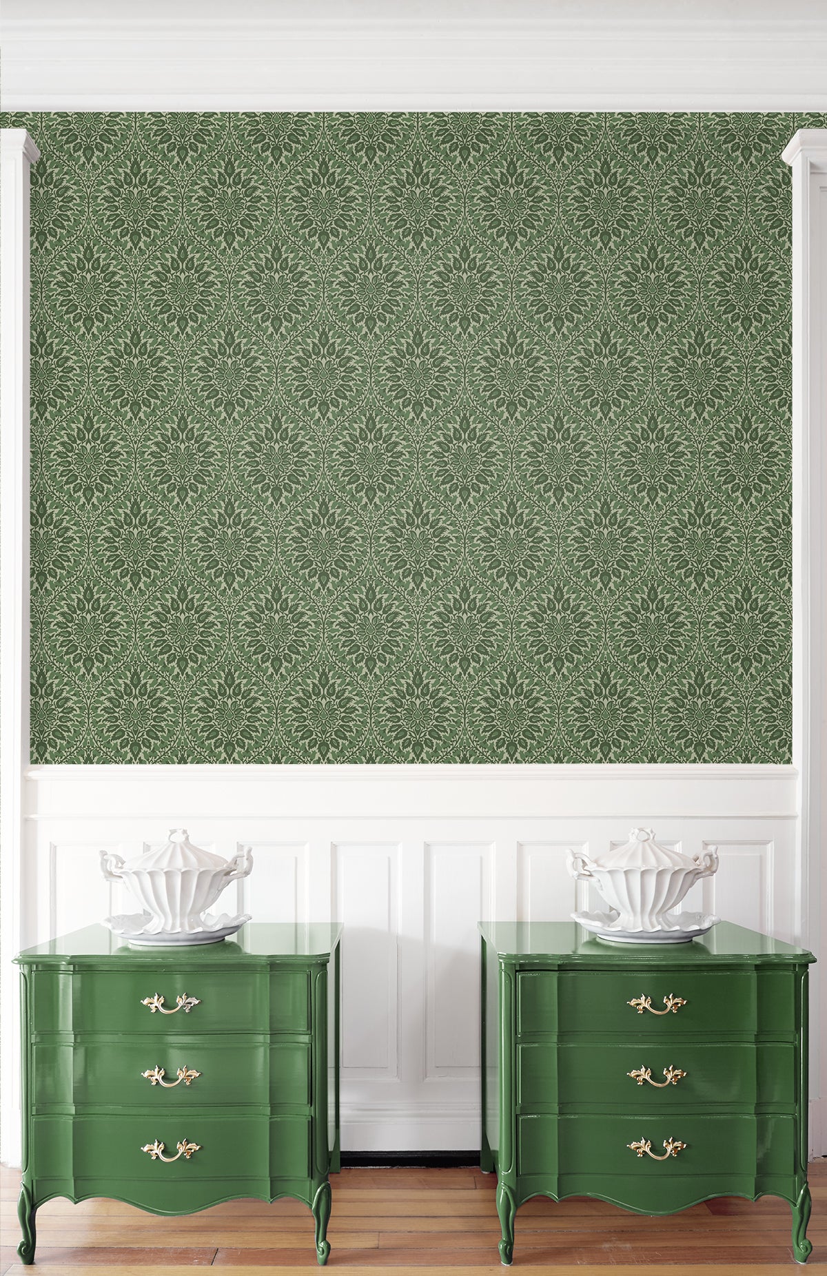 Etten Studios Legacy Prints Luna Ogee Ogee Vintage Green Matte  - ET12904
