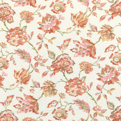 KRAVET BASICS PRINT  WHITE,ORANGE,PINK   - ETHERIA.12.0