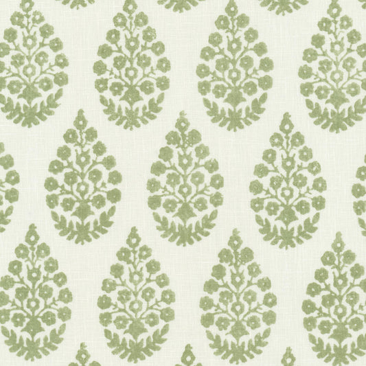 STOUT TEXTILES  MULTIPURPOSE,PRINT TRADITIONAL, MEDALLION SAGE   - EUCL-1
