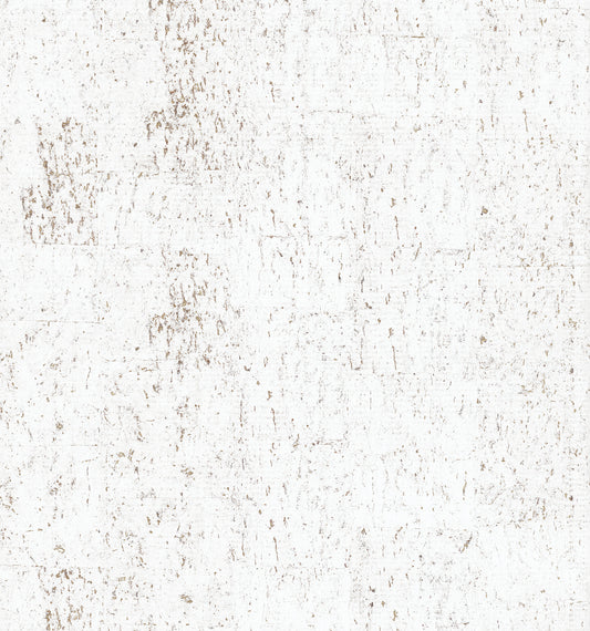 York Wallcoverings Candice Olson Casual Elegance Cork Bright White and Gold Wallpaper   Whites and Off-Whites   - EV3902