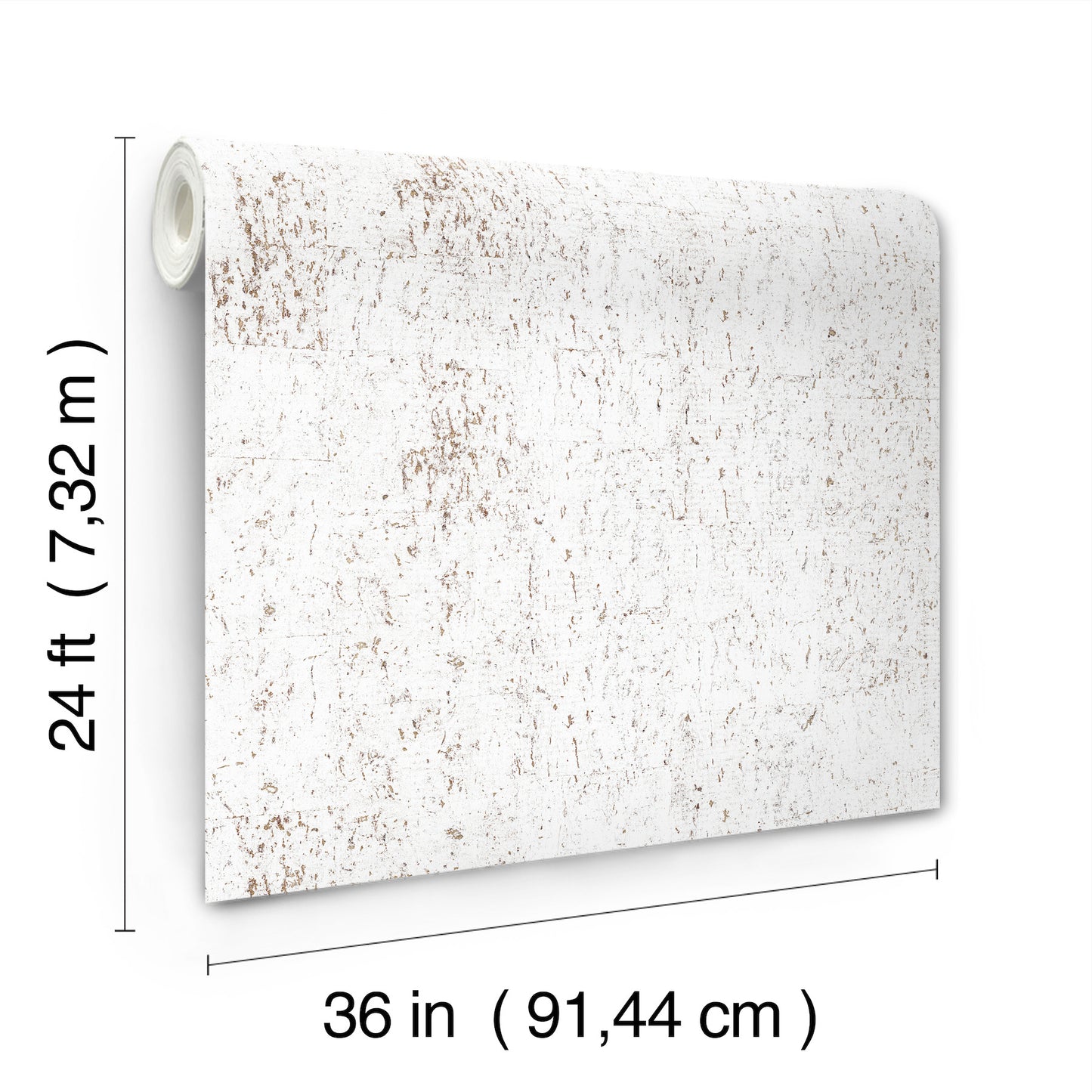 York Wallcoverings Candice Olson Casual Elegance Cork Bright White and Gold Wallpaper   Whites and Off-Whites   - EV3902